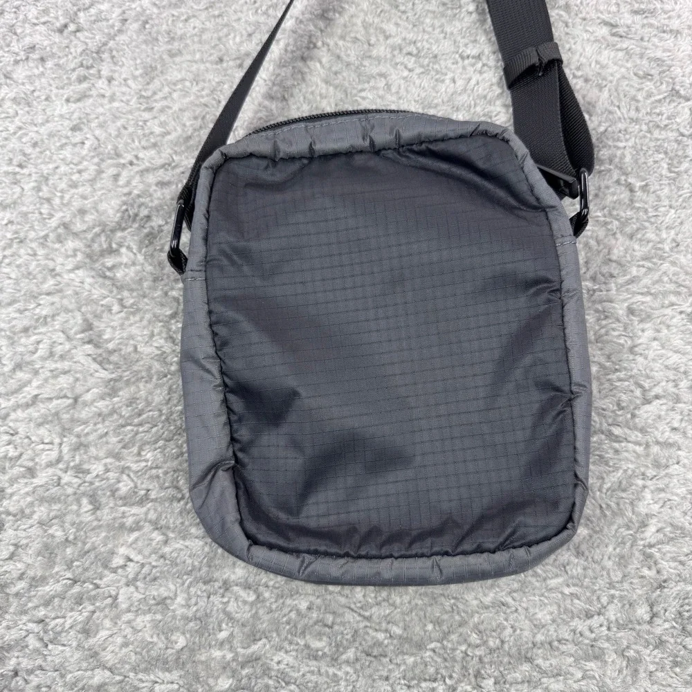 Urban Outfitters UO-76 Crossbody Utility Bag Grey Black Ripstop Nylon Techwear‎